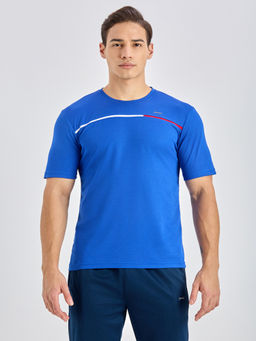 Black Panther - Navy Blue Activewear T-Shirt for Men