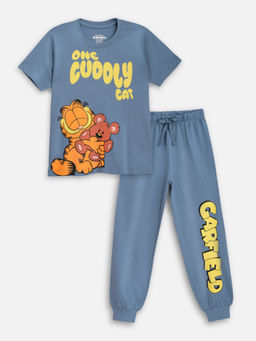 Napchief - Garfield Print T-shirt and Joggers (Set of 2)