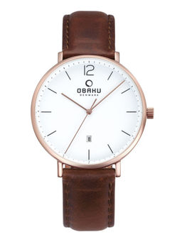 Obaku - White Round Dial Analog Watch - V181GDVWRN
