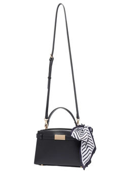 Forever New - Black Mara Scarf Top Handle Sling Bag