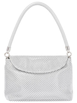 Forever New - Silver Sunday Slouch Sparkle Clutch