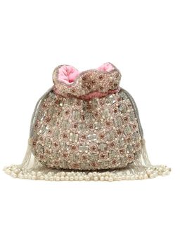 THE TAN CLAN - Pink Sehaj Tasselled Potli Bag