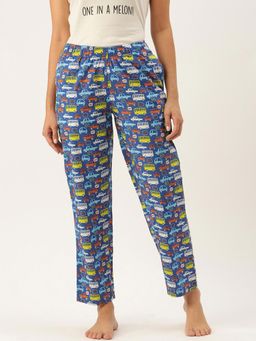 Clt.s - Women Blue Cotton Pyjamas