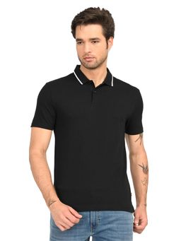 Levi's - Mens Black Solid Black Polo T-Shirt