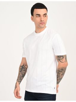 Levi's - Mens Stripes White Crew Neck T-Shirt