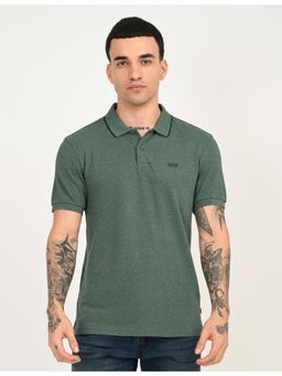 Levi's - Mens Melange Green Slim Fit Polo T-Shirt