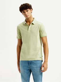 Levi's - Mens Redloop Solid Light Green Slim Fit Polo T-Shirt