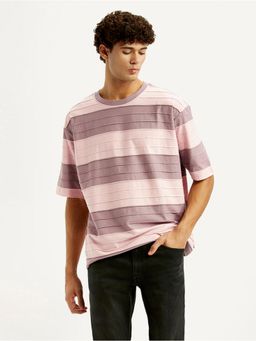 Levi's - Mens Colorblock Mauve Loose Fit T-Shirt