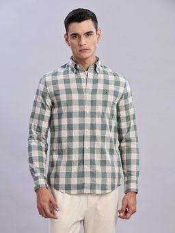 Tommy Hilfiger - Mens Checks Regular Fit Plain Shirt