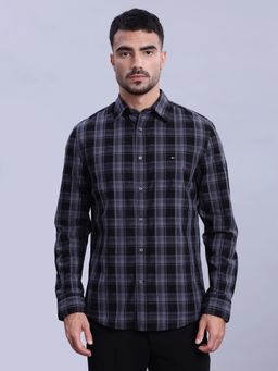 Tommy Hilfiger - Mens Checks Regular Fit Plain Shirt
