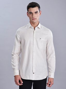 Tommy Hilfiger - Mens Regular Fit Cotton Spread Collar Shirt