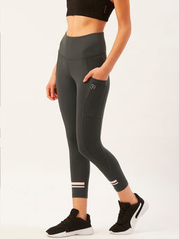 Kica - High Waisted Nylon Spandex- Soft, 7/8th Length Leggings
