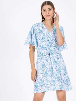 Kibo - Blue Polyester Dress