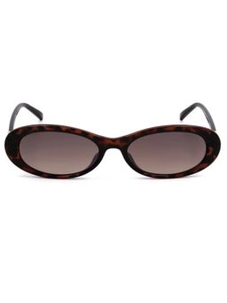 Guess - Unisex Brown Lens Brown Oval Sunglasses with 100% Uv Protection (Gu3054 54 52F) 50