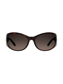 Guess - Women Brown Lens Oval Sunglasses with 100% Uv Protection (Gu7665 59 52F) 50