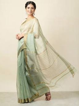 Fabindia - Cotton Silk Printed Sari