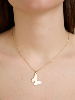 Pipa Bella by Nykaa Fashion - Gold Butterfly Everyday Necklace