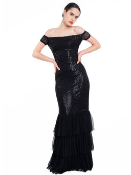 Samshek - Black Evening Gala Gown