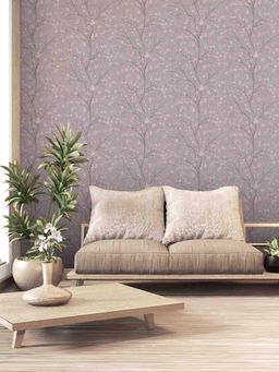 Excel - Wallpaper Sakura Blossoms In Plain Grey