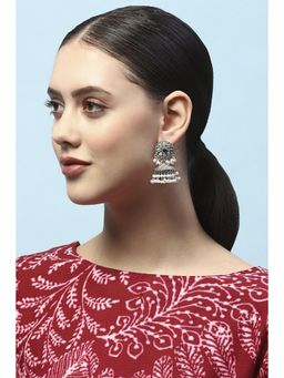 Biba - Green Oxidised Casual Jhumka