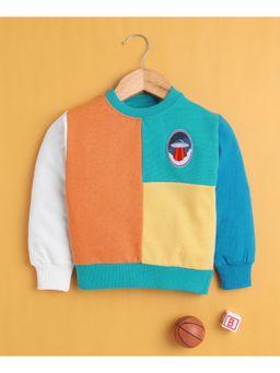 Bumzee - Multi Boys Full Sleeves Cotton Sweatshirt