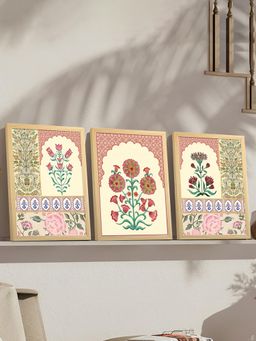 Art Street - Indian Mughal Art With Frame For Living Room Bedroom Home And Office Wall Decor