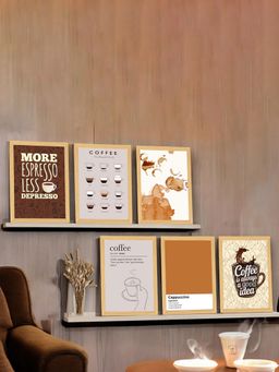 Art Street - Coffee Wall Art-Modern Coffee Bar Wall Art Print For Home Living Room