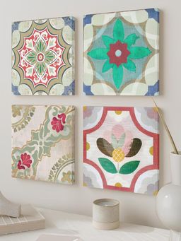 Art Street - Stretched Canvas Modern Vintage Moroccan Pattern Art Painting For Home Decor