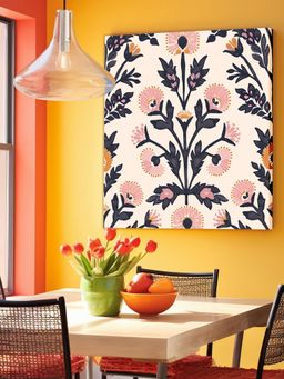 Art Street - Indian Floral Wall Art Canvas Art Prints For Home Decor, Wall Decoration