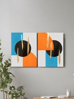 Art Street - Eisly Abstract Stretched Canvas-Painting For Living Room, Wall Art, Home Decor