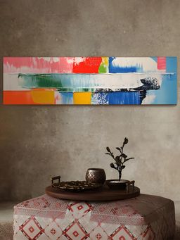Art Street - Creative Abstract Colors Canvas Canvas Painting For Living Room, Wall Art
