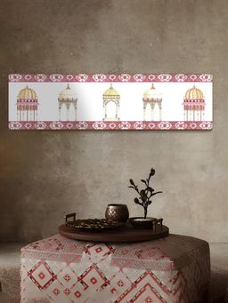 Art Street - Indian Mughal Temple Motif Canvas Painting For Living Room, Wall Art