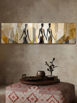 Art Street - Minimalist African Woman Canvas Painting For Living Room, Wall Art