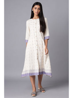 WISHFUL by W - White Geometric Dress