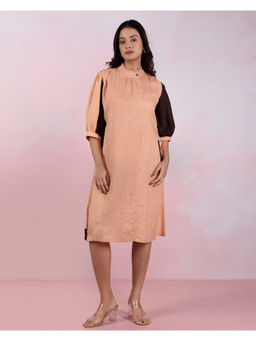 The House of Hemp - Women Hemp and Lyocell Caramel Edge Dress