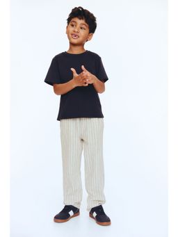 H&M - Boys Beige 2-Pack Linen-Blend Trousers