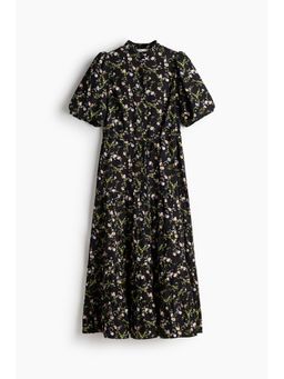 H&M - Women Black Long Cotton Dress
