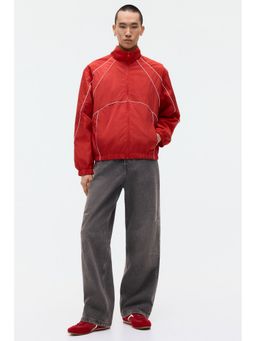 H&M - Men Grey Baggy Darted Jeans