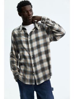 H&M - Men Blue Relaxed Fit Shirt