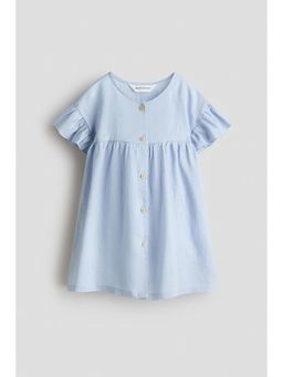 H&M - Girls Blue Linen Dress