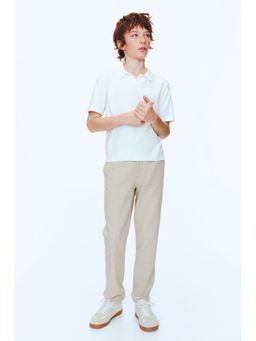 H&M - Boys Beige Tailored Trousers