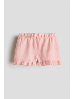 H&M - Girls Pink Linen Shorts