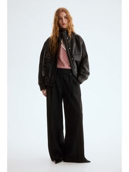 H&M - Women Black Tailored Trousers