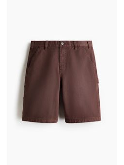 H&M - Men Brown Relaxed Fit Carpenter Shorts