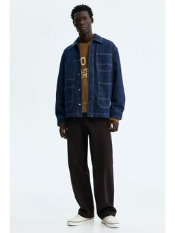H&M - Men Blue Denim Overshirt Shacket