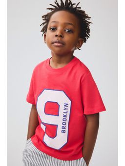 H&M - Boys Multi-Color Printed Cotton T-Shirt