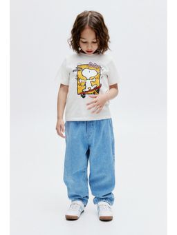 H&M - Boys White Printed T-Shirt