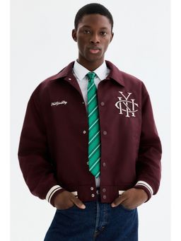 H&M - Men Red Baseball Jacket