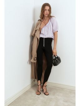 H&M - Women Purple Pintucked Blouse