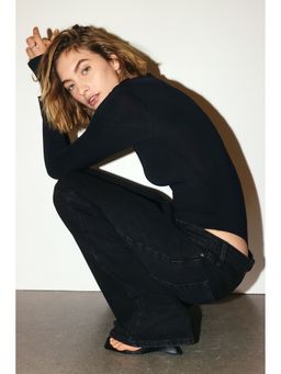 H&M - Women Black Draped Thong Bodysuit